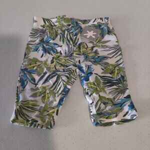 NWT Splendid Infants Pull On Cozy-Pants White Tropic Floral Size 3-6Mo $30 1C431